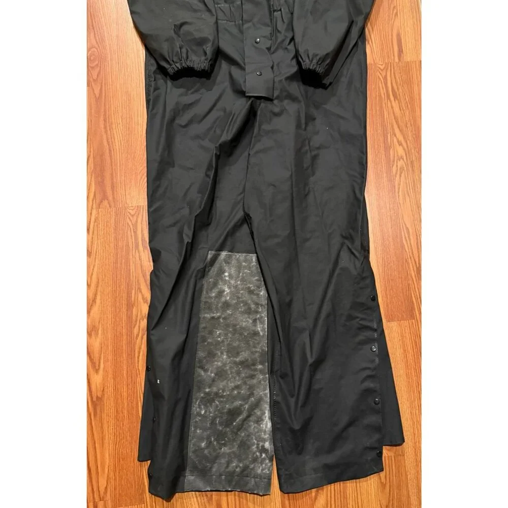 Vintage Harley Davidson Rain Suit Mens M 1 Piece Zip Snap Front